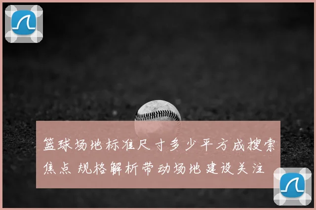 篮球场地标准尺寸多少平方成搜索焦点 规格解析带动场地建设关注