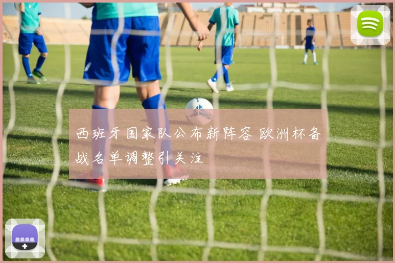西班牙国家队公布新阵容 欧洲杯备战名单调整引关注